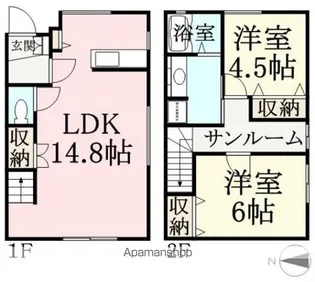 デュープレックス【301号室】の間取り