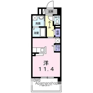 ラ・ルーチェK【1階】の間取り