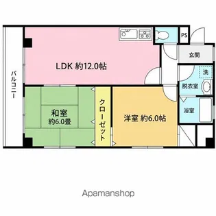 リーフビルド【3階】の間取り