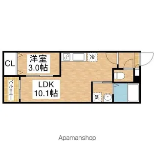 SHOKEN Villa川名【2階】の間取り
