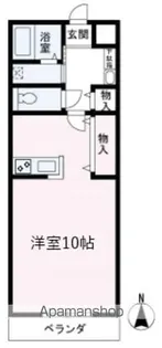 ビューテラス【102号室】の間取り