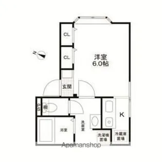 エステート早稲田【1階】の間取り
