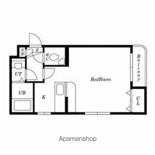 ノースコートN17【401号室号室】の間取り