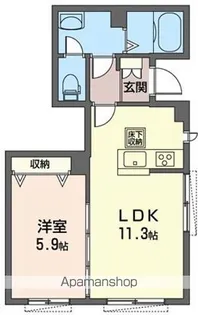 パルティーレ【101号室】の間取り