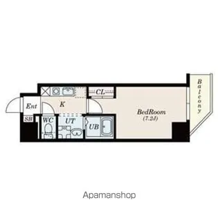 SーFORT桜川南【805号室】の間取り
