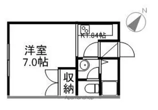 グリビィ麻生 C棟【201号室】の間取り