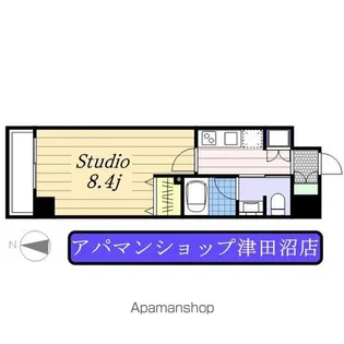 ウィルテラス千葉中央【13階】の間取り