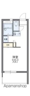 レオパレス住吉弐番館【2階】の間取り