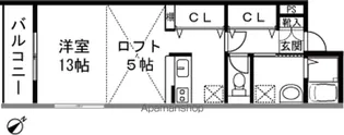 VITA SANWA A棟【204号室】の間取り