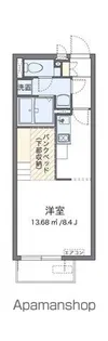 ミランダメゾン桔梗Ⅲ【208号室】の間取り