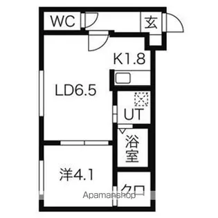 リベルタ桑園【3階】の間取り