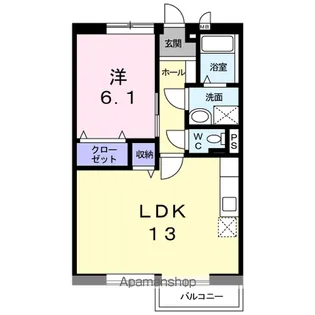 オリゾン E B棟【2階】の間取り