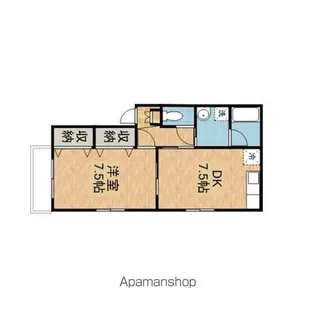 レジデンス・クー【203号室】の間取り