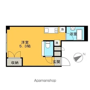 東京都墨田区東駒形2丁目【マンション】の間取り