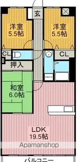 アルカディアⅤ【2階】の間取り