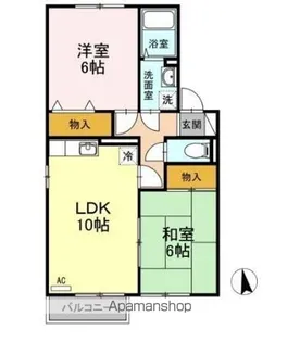 セジュール楓【1階】の間取り