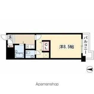 ライオンズマンション名大ウエスト【2階】の間取り