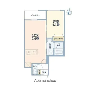ウェルスクエア豊中本町【1階】の間取り