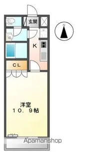 静岡県浜松市中央区志都呂1丁目【アパート】の間取り