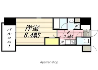 福岡県福岡市博多区神屋町【マンション】の間取り
