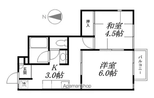 アメニティナナA棟【1階】の間取り