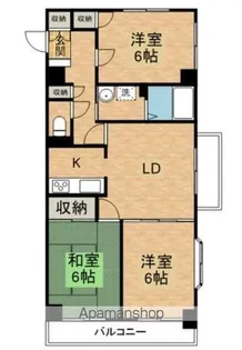 クレール・アルジャン【3階】の間取り