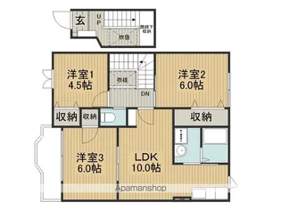 アルトピアーノB【2階】の間取り