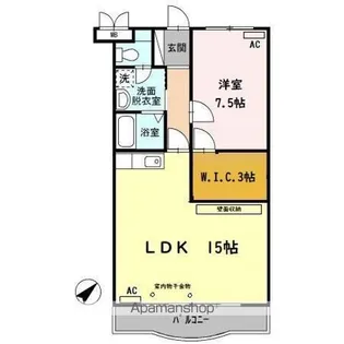 ソレアード【4階】の間取り