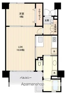 アーバンレジデンス勾当台【4階】の間取り