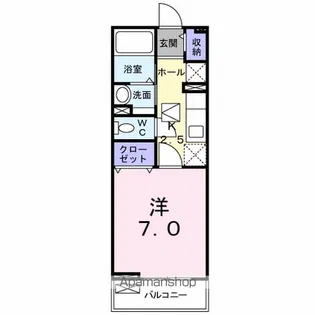 エレガンテ・フィオーレ A【1階】の間取り