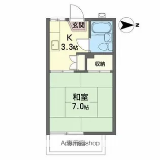 ヴィラあさひ【1階】の間取り