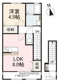 HYOーDORU上福岡【2階】の間取り