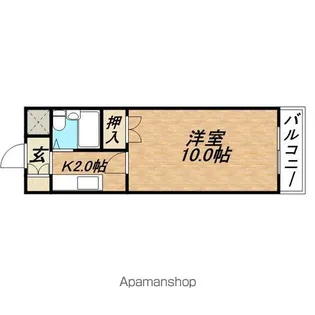 フォレスト15・8【2階】の間取り