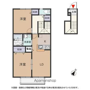 C.R.COURT【203号室号室】の間取り