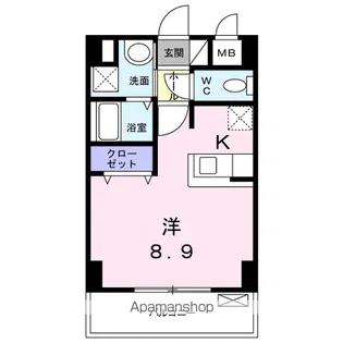 グレイスビュー宮崎台【3階】の間取り