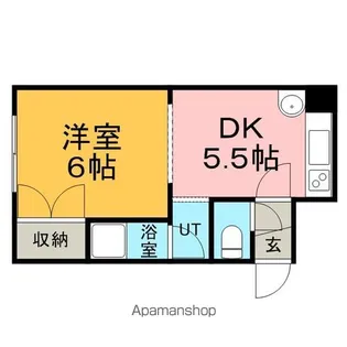 セサミハウス麻生【4階】の間取り