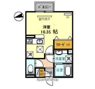 ドリームメゾンHYS【2階】の間取り