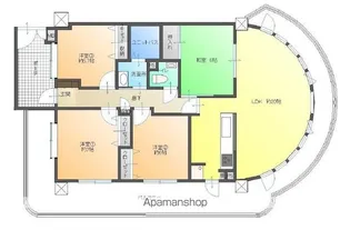ふぁみーゆ泉佐野弐番館【216号室】の間取り