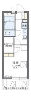 レオパレスレヴェルベールV【2階】の間取り
