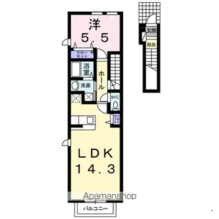 フォルネ【2階】の間取り