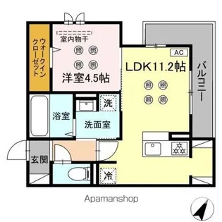 シャルム新屋敷【2階】の間取り