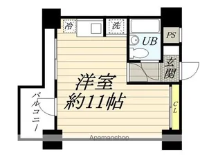 プラス・ワン横浜【804号室】の間取り