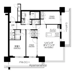 URAWA THE TOWER【24階】の間取り
