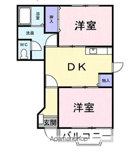 アウローラ【1階】の間取り