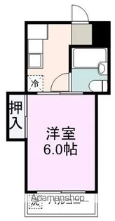 コーポ飛島A【103号室】の間取り