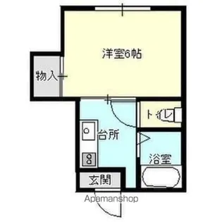カルム上田【107号室】の間取り