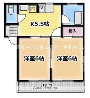 サンリッチ【1階】の間取り