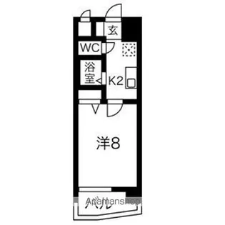 ヒルズ新栄【7階】の間取り