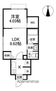 LAZO SALTO KOIWA【1階】の間取り