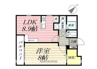 ハーミットクラブハウストゥギャザー鶴見岸谷【2階】の間取り